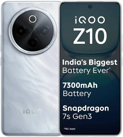 iQOO Z10 5G Dual SIM Stellar Black 12GB RAM 256GB Middle East Version hover